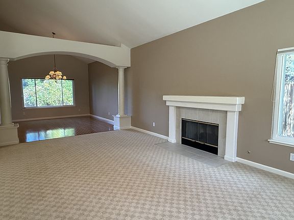 Formal Living Room with a fireplace