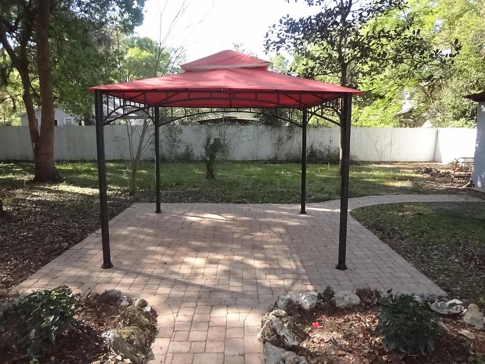 Back yard gazebo.
