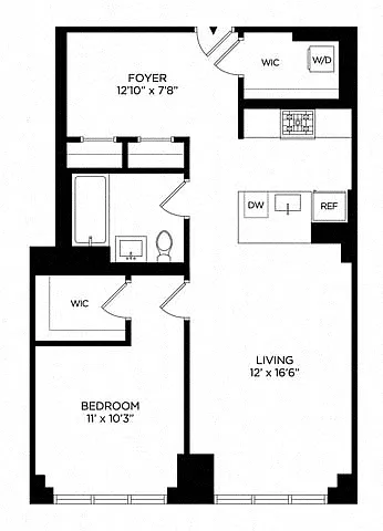 Floor plan 1CM West
