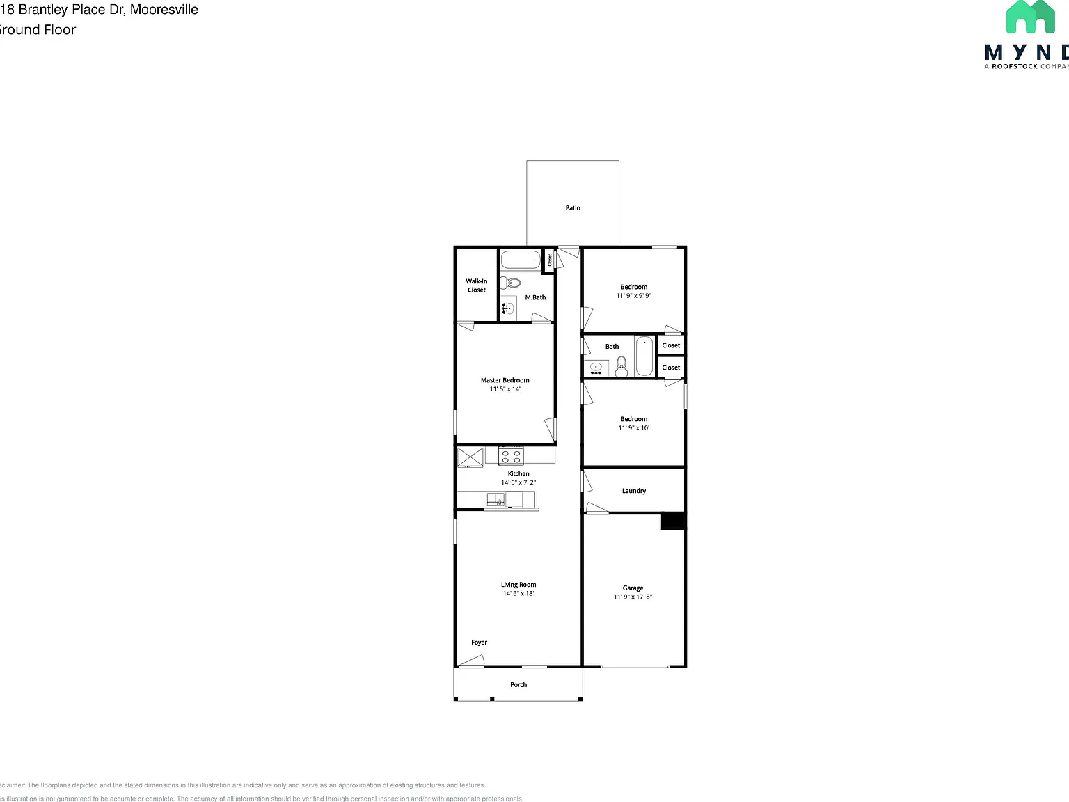 3 bed, 2.0 bath, 1140 sqft, $1,820 — Photo 2
