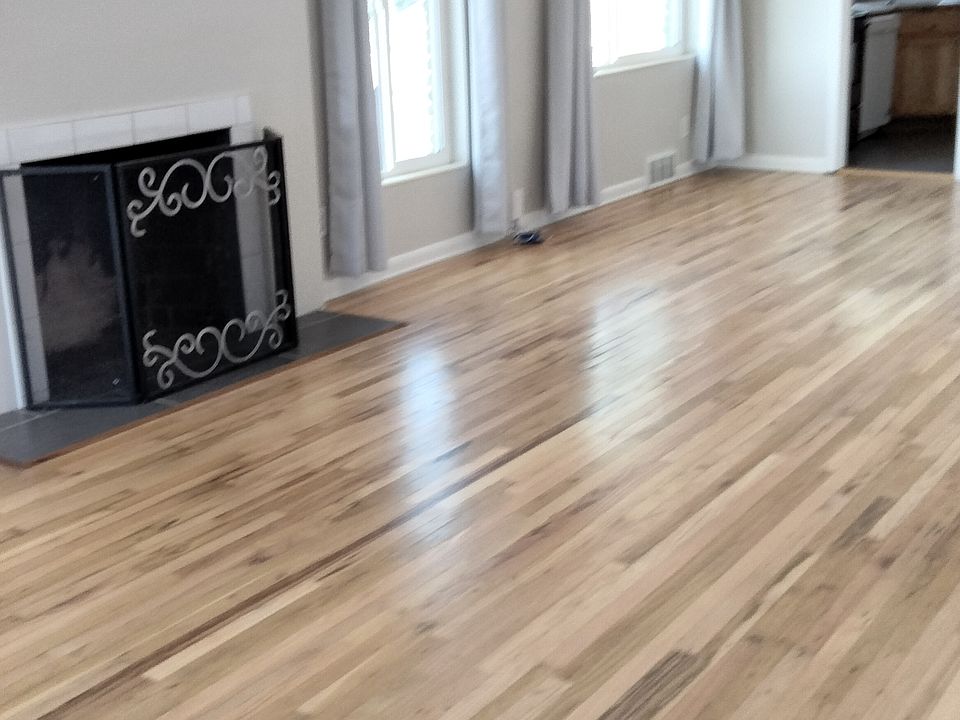 Living room and dining room