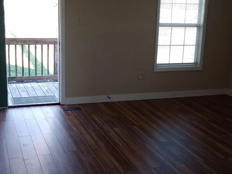 New floor in living room