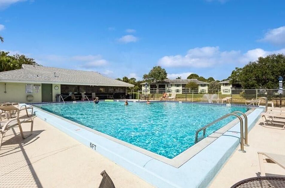 Community heated pool