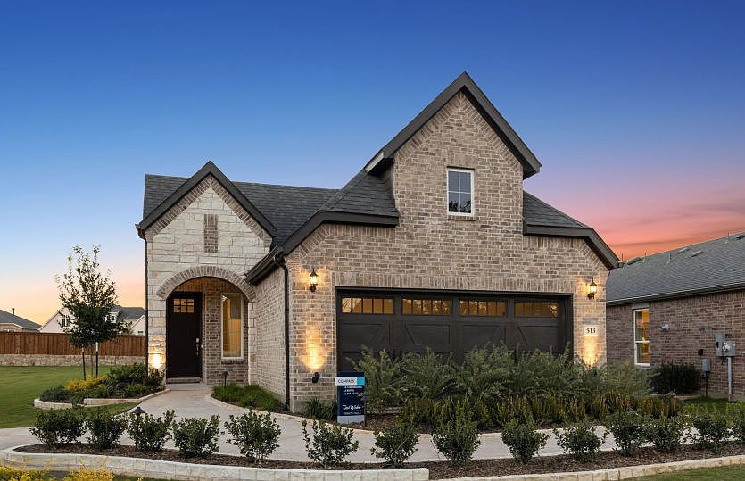 The Compass, a one-story home with 2-car garage