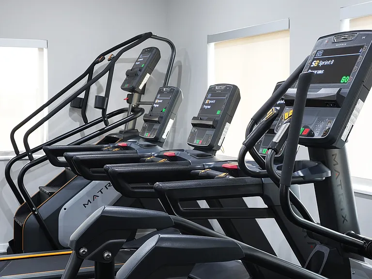 Offsite Shared Fitness Center Ellipticals
