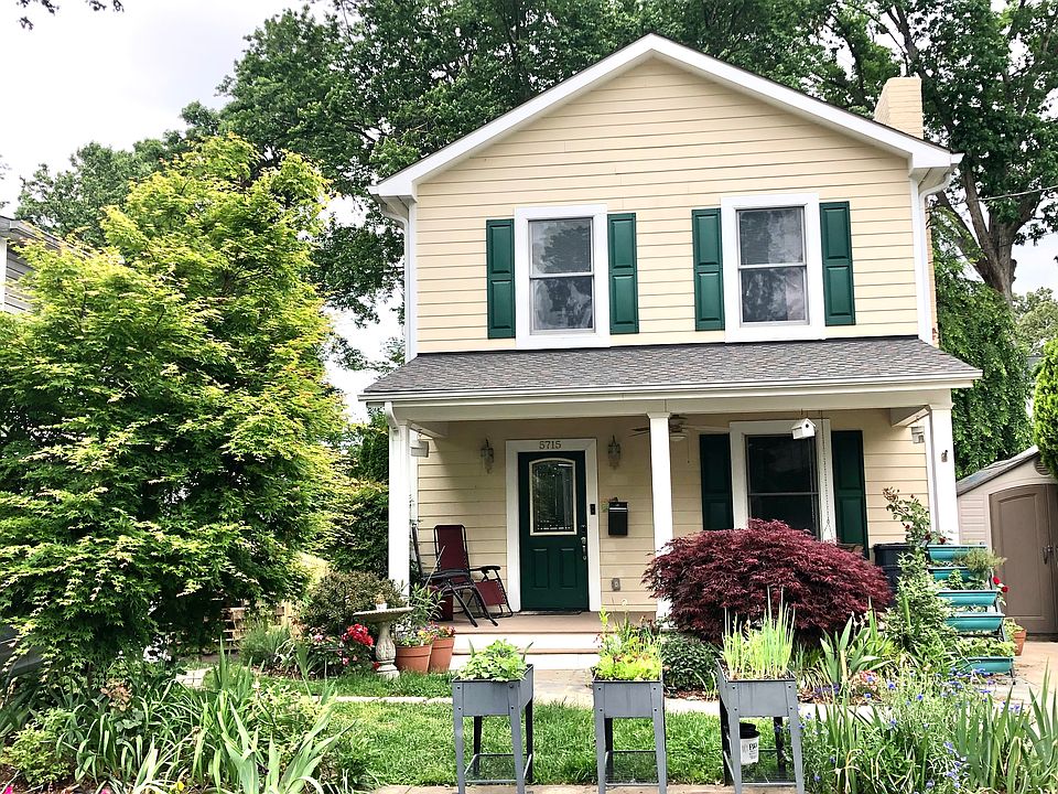 Front of house. Located on a quiet, dead-end residential street. Path to Bluemont Park is just a few doors down.