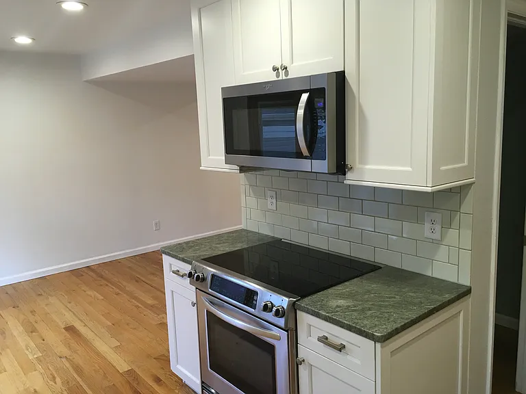 Built in microwave and electric stove