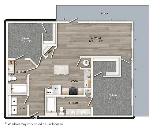 Floor plan B2