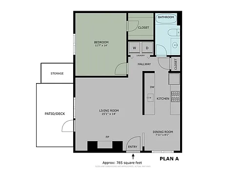 Floor plan Plan A