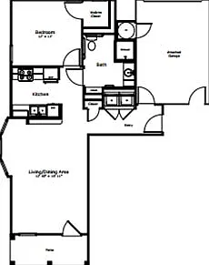The Celebrity 2: 752 sq. ft. ADA-accessible layout with attached garage, bay window, open patio or balcony, and wide open spaces built for ease and comfort. The Celebrity 2: 752 sq. ft. ADA-accessible layout with attached garage, bay window, open patio or