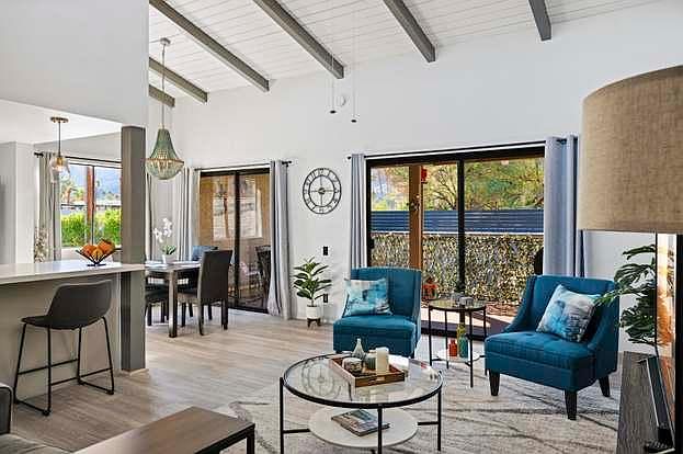 Living and dining area