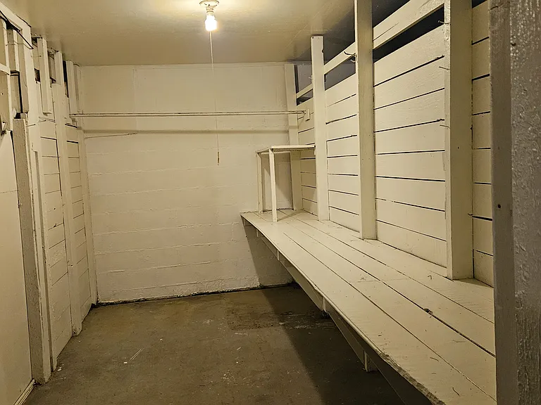 Extra FREE Individual Tenant basement storage that can be pad locked for protection and security.