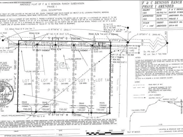 Gillson Rd, Iowa, LA 70647