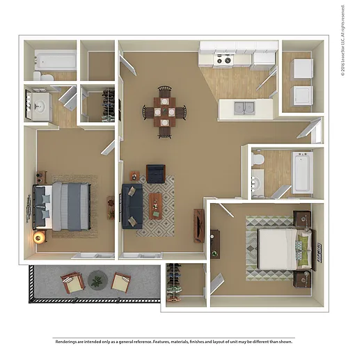 Floor plan 2 Bedroom