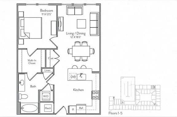 Floor plan A1C