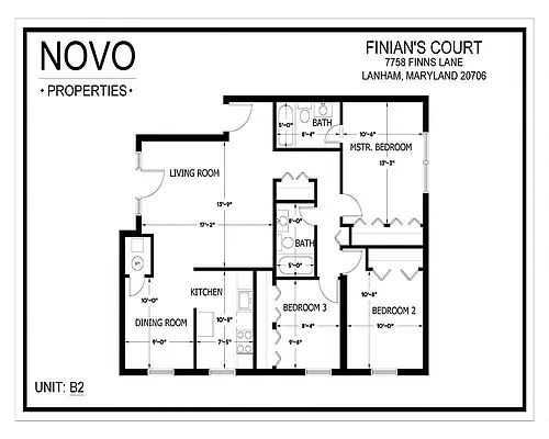 Floor plan 3 Bedroom