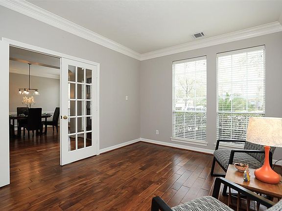 Large Office with French Doors, Double Crown Molding and...