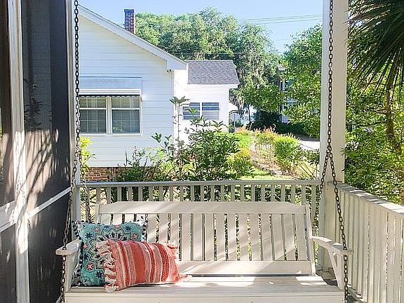 Front porch peekaboo view