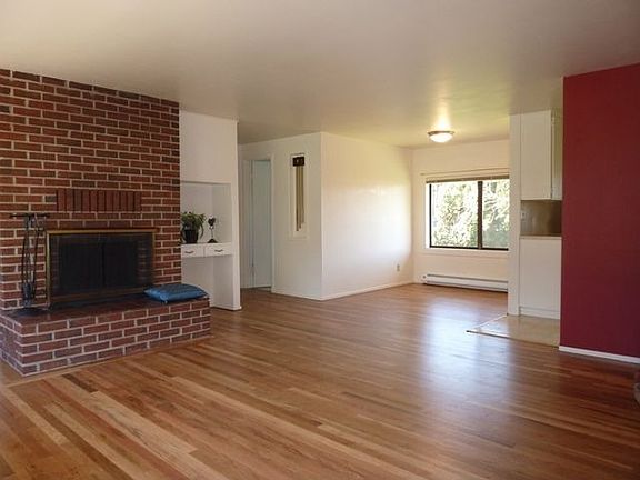 Living room with hardwood floors