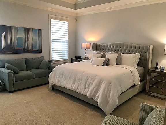 Spacious master suite