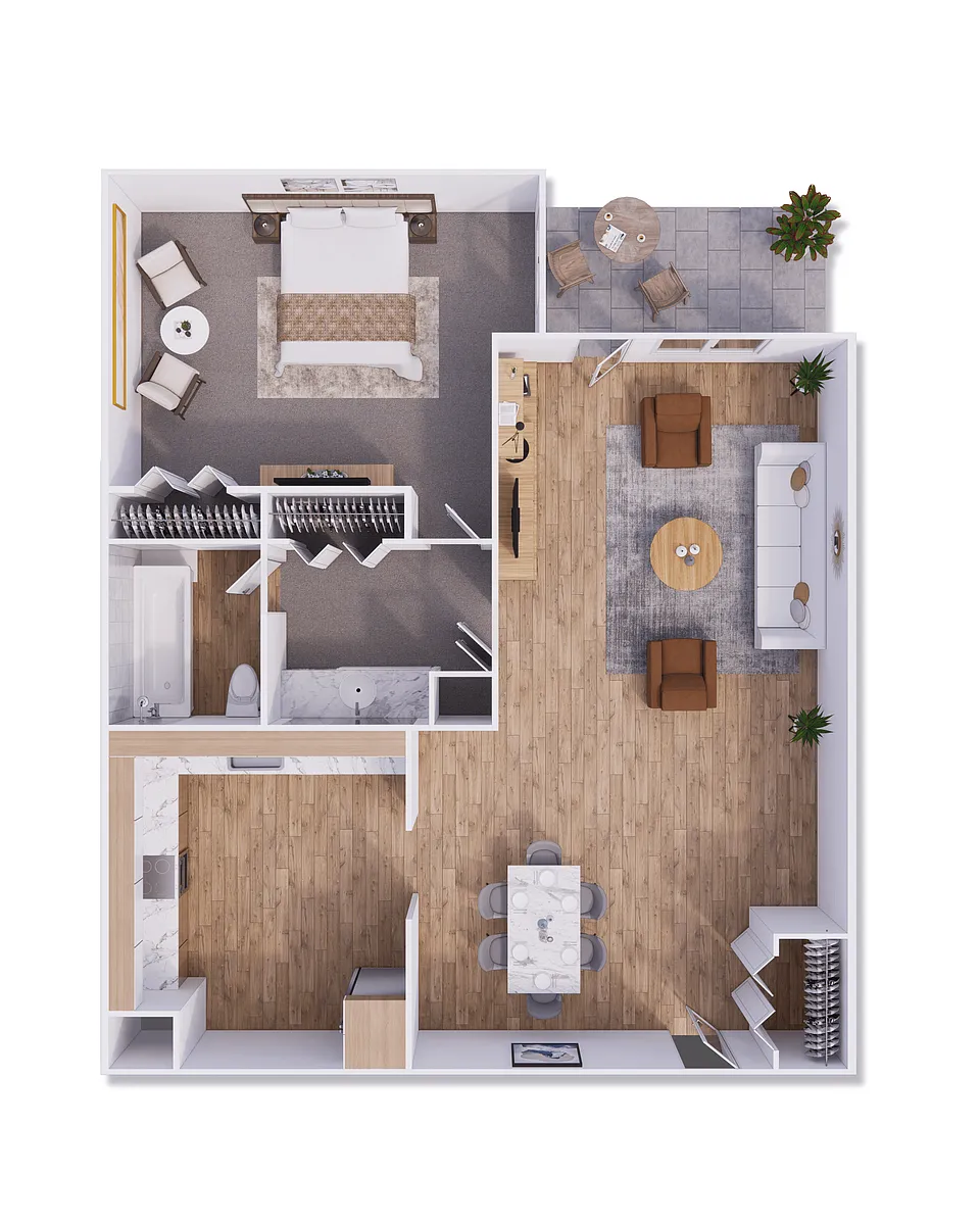 Floor plan East Mid A3