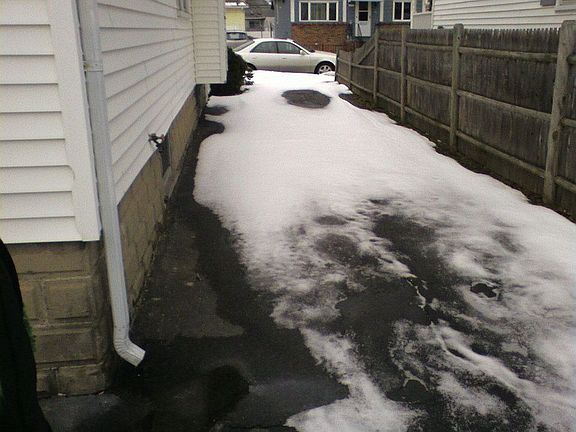 driveway side of ouse