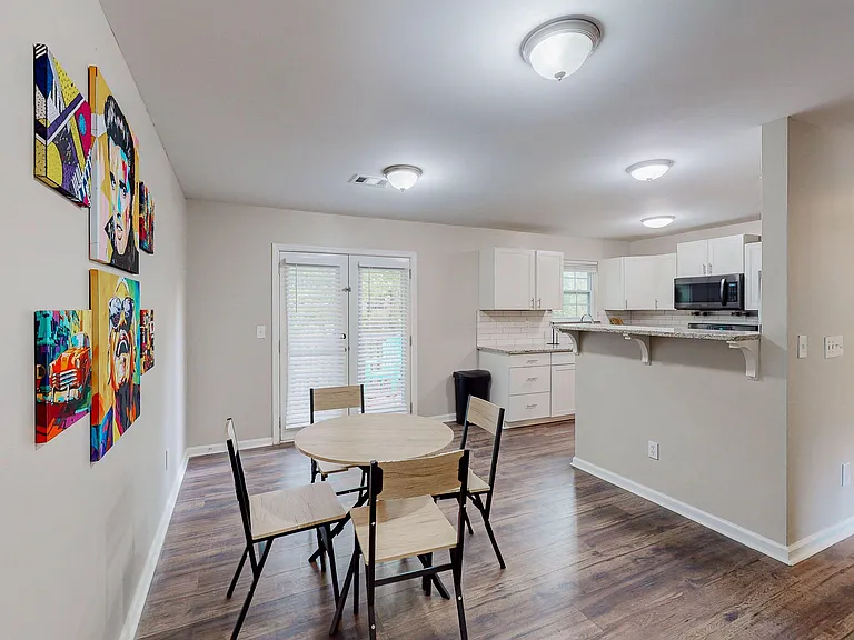 Kitchen and dining room