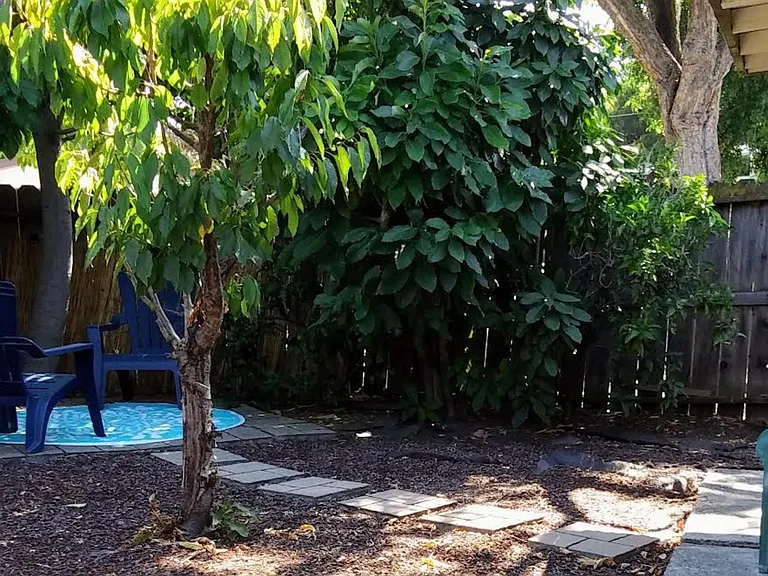 Private Entrance from Garden