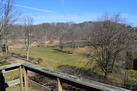 View off the deck.