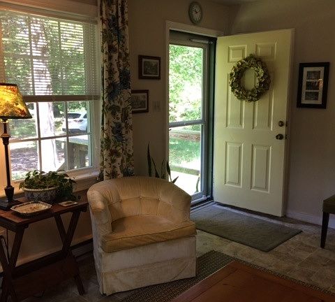 Front entry to the living room