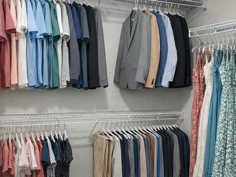 Primary closet
