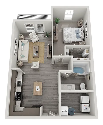 Floor plan A1B