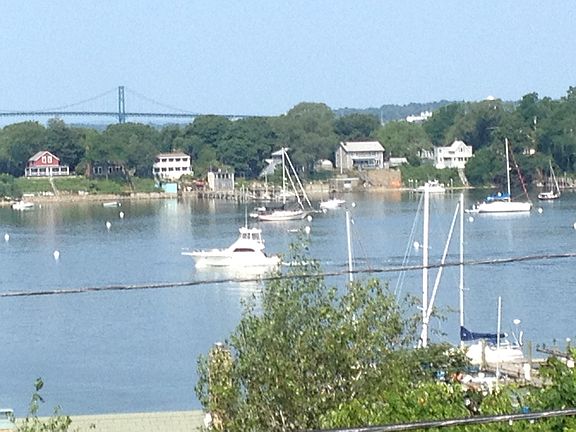 Sakonnet Harbor & Bridge from Porch