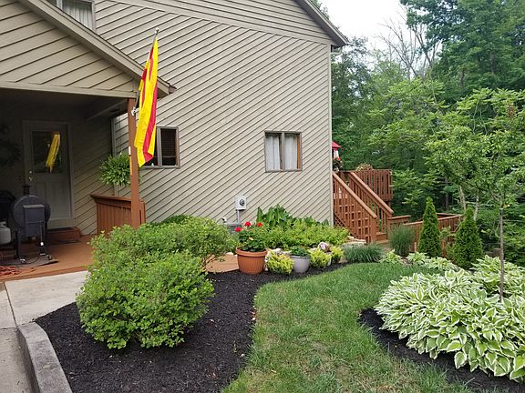 West side of house
