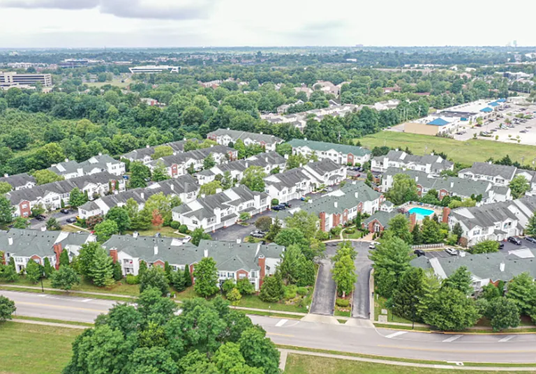 overhead view
