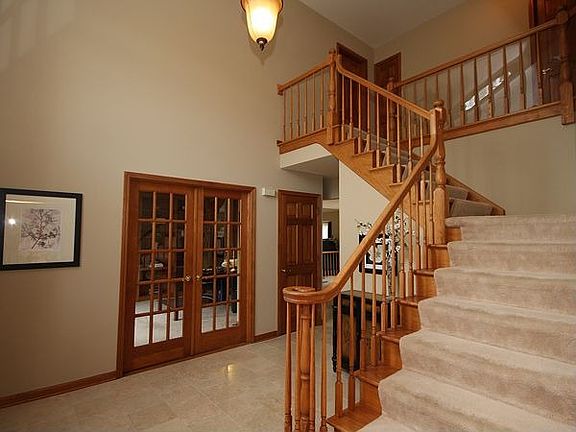 two-story foyer
