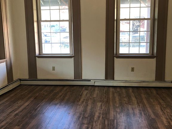 Living room with new floors