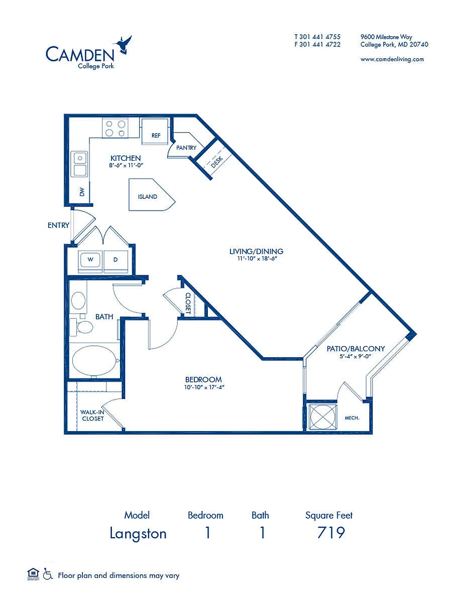 Floor plan Langston