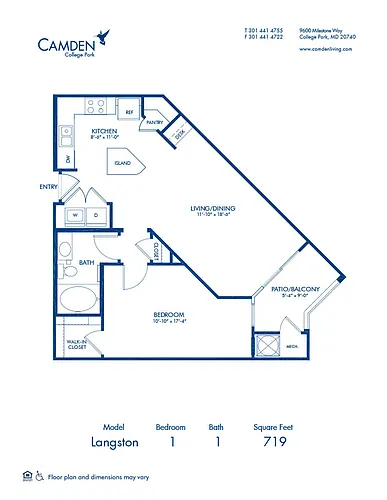Floor plan Langston