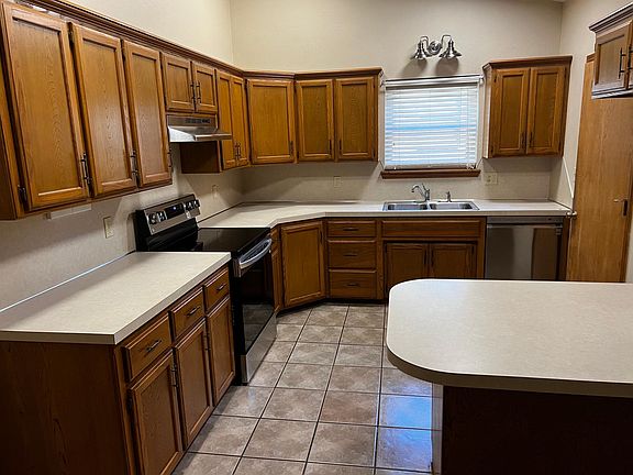 Kitchen shot taken from dining room.
