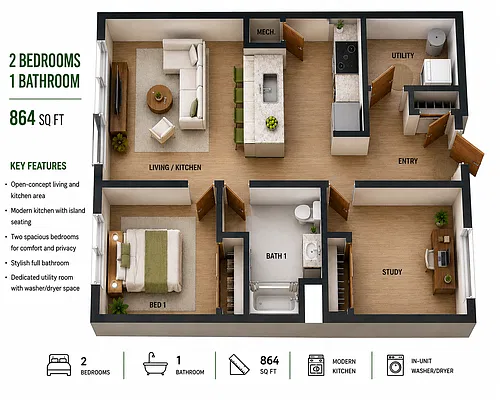 Floor plan 305