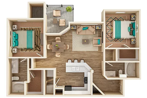 Floor plan B1 Lakota