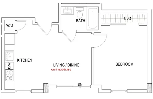 Floor plan Model B-2
