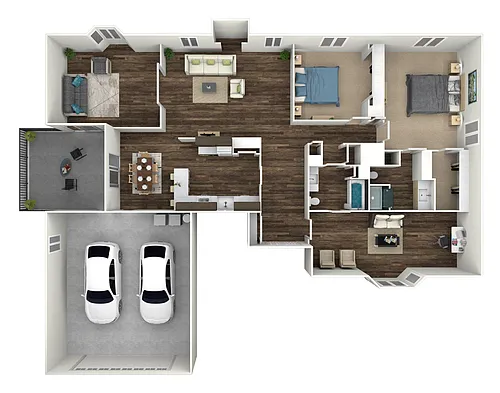 Floor plan De Anza