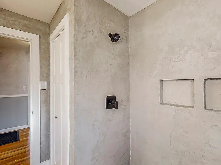 Downstairs Bathroom with shower