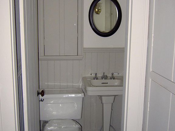 downstairs powder room