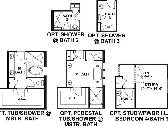 Corina III First Floor Options