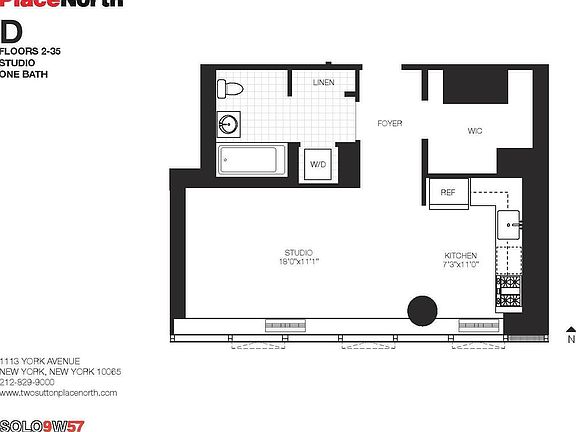 2nd image of 1113 York Ave APT 18C