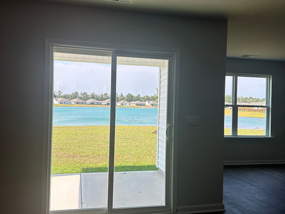 Water view from the kitchen island.