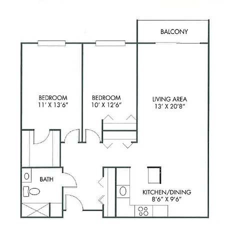 Floor plan 2G